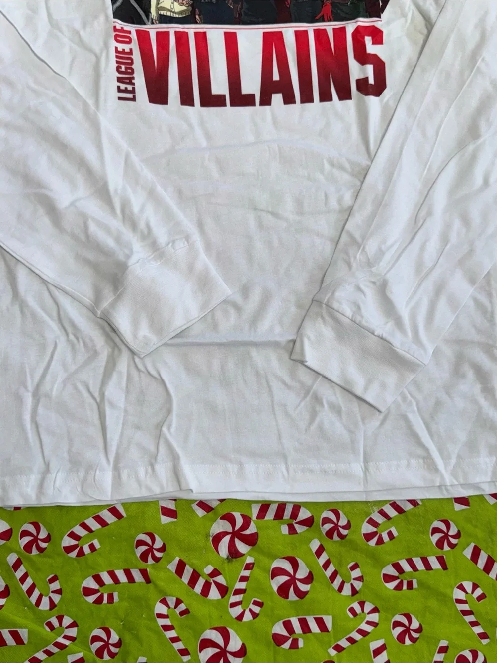 BIOWORLD My Hero Academia League of Villains Long Sleeve Shirt White L Unisex